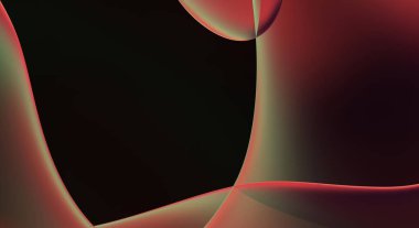 Soyut arkaplan. Değişken renk değişim dalgaları, dinamik hareketlerle. Işık dalgalarının neon renkli soyut tasarımı. Duvar kağıdı, afiş, arkaplan, kart, kitap illüstrasyonu, web sitesi.