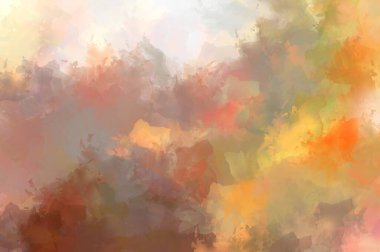 Sanatsal soyut arkaplan. Doku boyalı duvar kağıdı. Boya darbeleriyle yaratıcı bir illüstrasyon. Fırça desenli resim.