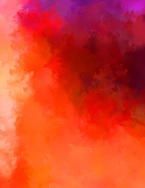 Sanatsal soyut arkaplan. Doku boyalı duvar kağıdı. Boya darbeleriyle yaratıcı bir illüstrasyon. Fırça desenli resim.