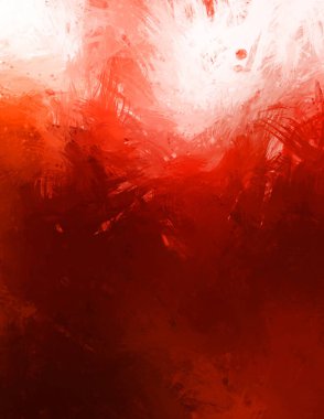 Yaratıcı soyut resim. Artistik fırça darbeleriyle donatılmış. Renkli ve canlı bir illüstrasyon. boyalı sanat