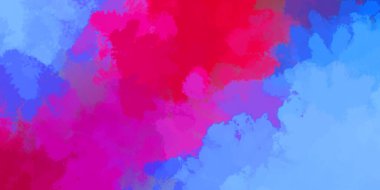 Taranmış Boyalı Soyut Arkaplan. Vahşi kaotik fırça darbeleri. Boya darbeleri. 2D İllüstrasyon. Fırça darbeli resim.