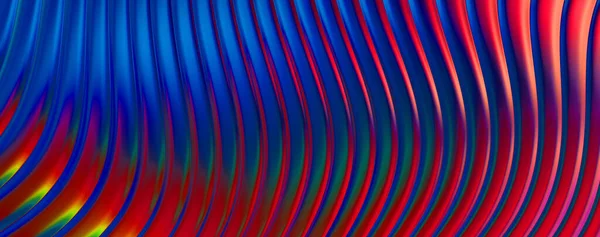 Абстрактний Фон Барвистий Хвилястий Рефлекторний Дизайн Шпалер Графічна Ілюстрація Шпалер — стокове фото
