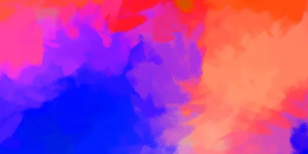 Abstract Background Colorful Brush Strokes Brushed Vibrant Wallpaper Painted Artistic — Stock Photo, Image