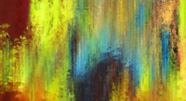 Modern sanat. Renkli çağdaş sanat eserleri. Renkli boya darbeleri. Soyut arkaplanda fırça darbeleri. Fırça boyası. Eşsiz duvar sanatı.