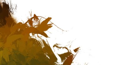 Taranmış Boyalı Soyut Arkaplan. Vahşi kaotik fırça darbeleri. Boya darbeleri. 2D İllüstrasyon. Fırça darbeli resim. 