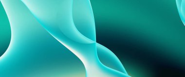 Soyut arkaplan. Değişken renk değişim dalgaları, dinamik hareketlerle. Işık dalgalarının neon renkli soyut tasarımı. Duvar kağıdı, afiş, arkaplan, kart, kitap illüstrasyonu, web sitesi.