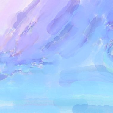 Çağdaş sanat. El işçiliğinin renkli dokusu. Modern resim. Yüzeyde suluboya vuruşlar. Sanatsal arkaplan resmi. Tablo üzerinde soyut resim. Fırça darbeleri. 