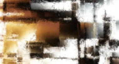 Modern sanat. Renkli çağdaş sanat eserleri. Renkli boya darbeleri. Soyut arkaplanda fırça darbeleri. Fırça boyası. Eşsiz duvar sanatı.