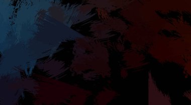 Canlı fırça darbeleriyle boyanmış. Renkli desenli resim. Fırçalanmış duvar kağıdını boya.