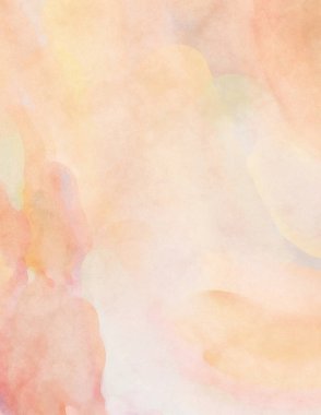 Yumuşak suluboya duvar kağıdı. Hafifçe fırçalanmış renkleri olan sanatsal bir resim. Pastel renkler arkaplana dokunmuş. Soyut duvar sanatı..