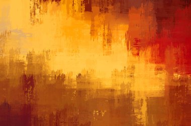 Çapraz vahşi fırça darbeleriyle arka plan. Renkli ve canlı bir tasvir. Boyalı sanat. Yaratıcı soyut resim.