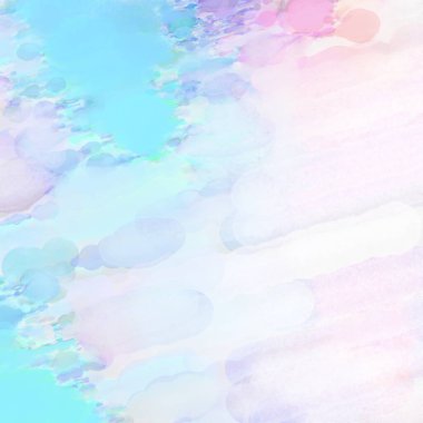 Çağdaş sanat. El işçiliğinin renkli dokusu. Modern resim. Yüzeyde suluboya vuruşlar. Sanatsal arkaplan resmi. Tablo üzerinde soyut resim. Fırça darbeleri. 