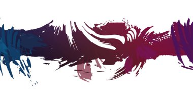 resmedilmiş sanat eseri. fırçalanmış canlı duvar kağıdı. Eşsiz ve yaratıcı illüstrasyon. Renkli fırça darbelerinin soyut arkaplanı. 