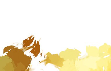 Taranmış Boyalı Soyut Arkaplan. Vahşi kaotik fırça darbeleri. Boya darbeleri. 2D İllüstrasyon. Fırça darbeli resim. 