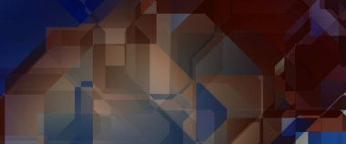 Soyut geometrik duvar kağıdı. Geometrik renkli şekiller. Çokgen arka plan. Bir teknolojinin dijital illüstrasyonuName.