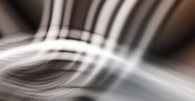 Soyut, enerjik bir arkaplan. Renkli, dalgalı duvar kâğıdı. Grafik çizimi. Üst üste gelen yumuşak dalgalı çizgiler.