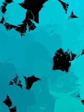 Duvar sanatı Eşsiz ve yaratıcı illüstrasyon. Fırça darbesi ile boyanmış. Renkli fırça darbelerinin soyut arkaplanı. Fırçalanmış canlı duvar kâğıdı. Boyalı sanatsal yaratım.