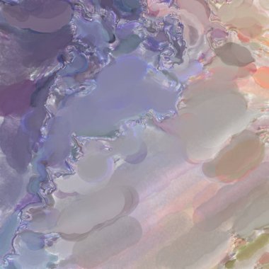 El yapımı sürreal soyut desenli suluboya. Modern sanatsal resim. 2D çizim. Arkaplan boyası karışımı. Yaratıcı duvar sanatı. Çağdaş sanat.