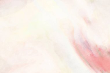 Alkol mürekkebini andıran rahatlatıcı fırça darbelerinin modern resmi. Poster, duvar sanatı, afiş, kart, kitap kapağı veya ambalaj için pastel renkli suluboya resim.