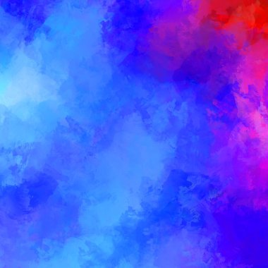 Duvar sanatı Eşsiz ve yaratıcı illüstrasyon. Fırça darbesi ile boyanmış. Renkli fırça darbelerinin soyut arkaplanı. Fırçalanmış canlı duvar kâğıdı. Boyalı sanatsal yaratım.