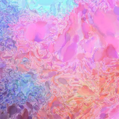 El yapımı sürreal soyut desenli suluboya. Modern sanatsal resim. 2D çizim. Arkaplan boyası karışımı. Yaratıcı duvar sanatı. Çağdaş sanat.