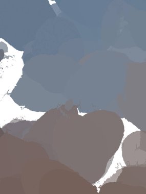 Renkli fırça darbelerinin 2B çizimi. Dekoratif doku resmi. Canlı boya desenli arka plan. Kaotik fırça darbeleri resim.