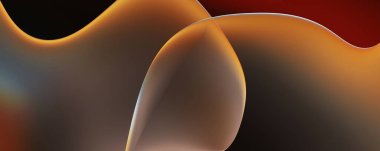 Soyut arkaplan. Değişken renk değişim dalgaları, dinamik hareketlerle. Işık dalgalarının neon renkli soyut tasarımı. Duvar kağıdı, afiş, arkaplan, kart, kitap illüstrasyonu, web sitesi.