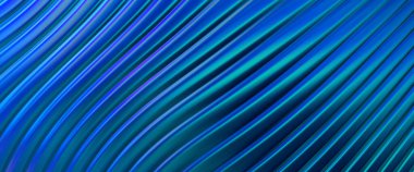 Soyut arkaplan. Renkli dalgalı yansıtıcı duvar kağıdı. Duvar kağıdı, afiş, arkaplan, kart, kitap kapağı veya web sitesi için grafiksel resimleme.