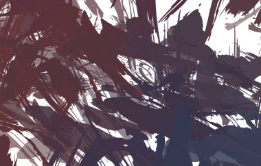 Sanatsal soyut arkaplan. Doku boyalı duvar kağıdı. Boya darbeleriyle yaratıcı bir illüstrasyon. Fırça desenli resim.