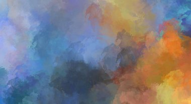 Modern sanat. Taranmış Boyalı Soyut Arkaplan. Fırça darbesi ile boyanmış. Boya darbeleri. 2B Görüntü.