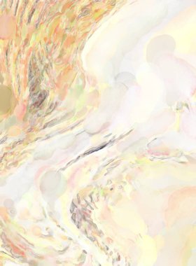 Modern fırça darbeleri. Pastel renklerde suluboya resim. Poster, duvar sanatı, afiş, kart, kitap kapağı veya ambalaj için sakinleştirici kompozisyonun yumuşak renkli çizimi. 