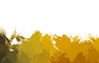 Taranmış Boyalı Soyut Arkaplan. Vahşi kaotik fırça darbeleri. Boya darbeleri. 2D İllüstrasyon. Fırça darbeli resim. 