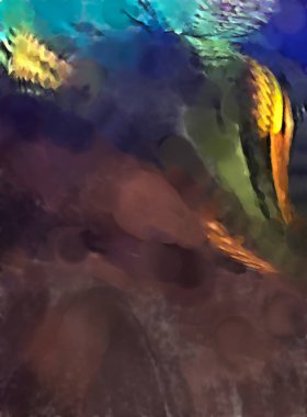 Modern sanat. Renkli çağdaş sanat eserleri. Renkli boya darbeleri. Soyut arkaplanda fırça darbeleri. fırça boyası.