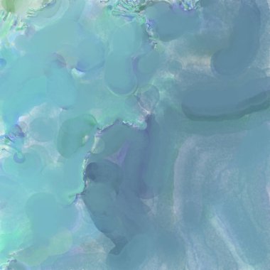 Çağdaş sanat. El işçiliğinin renkli dokusu. Modern resim. Yüzeyde suluboya vuruşlar. Sanatsal arkaplan resmi. Tablo üzerinde soyut resim. Fırça darbeleri. 