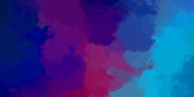 Yaratıcı soyut resim. Artistik fırça darbeleriyle donatılmış. Renkli ve canlı bir illüstrasyon. boyalı sanat.