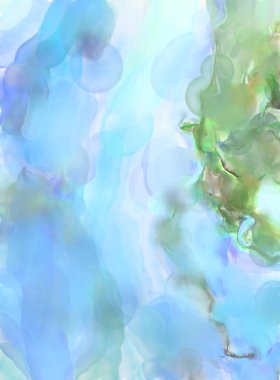 Yüzeyde suluboya vuruşlar. Sanatsal arkaplan resmi. Tablo üzerinde soyut resim. Fırça darbeleri. Çağdaş sanat. El işçiliğinin renkli dokusu. Modern resim.