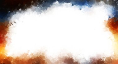 Modern sanat. Taranmış Boyalı Soyut Arkaplan. Fırça darbesi ile boyanmış. Boya darbeleri. 2B Görüntü