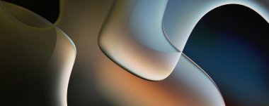 Soyut arkaplan. Değişken renk değişim dalgaları, dinamik hareketlerle. Işık dalgalarının neon renkli soyut tasarımı. Duvar kağıdı, afiş, arkaplan, kart, kitap illüstrasyonu, web sitesi.