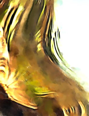 Soyut arkaplanda pürüzlü fırça darbeleri. Fırça boyası. Renkli boya darbeleri. Eşsiz duvar sanatı. Tuvaldeki modern sanat. Renkli çağdaş sanat eserleri. 