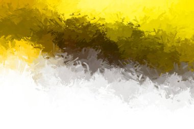 Canlı fırça darbeleriyle boyanmış. Renkli desenli resim. Fırçalanmış duvar kağıdını boya.