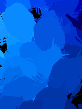 Duvar sanatı Eşsiz ve yaratıcı illüstrasyon. Fırça darbesi ile boyanmış. Renkli fırça darbelerinin soyut arkaplanı. Fırçalanmış canlı duvar kâğıdı. Boyalı sanatsal yaratım.