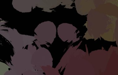 Sanatsal soyut arkaplan. Doku boyalı duvar kağıdı. Boya darbeleriyle yaratıcı bir illüstrasyon. Fırça desenli resim.