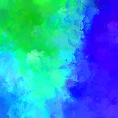 Duvar sanatı Eşsiz ve yaratıcı illüstrasyon. Fırça darbesi ile boyanmış. Renkli fırça darbelerinin soyut arkaplanı. Fırçalanmış canlı duvar kâğıdı. Boyalı sanatsal yaratım.