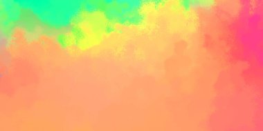 Taranmış Boyalı Soyut Arkaplan. Vahşi kaotik fırça darbeleri. Boya darbeleri. 2D İllüstrasyon. Fırça darbeli resim.