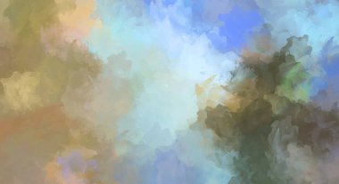 Modern sanat. Taranmış Boyalı Soyut Arkaplan. Fırça darbesi ile boyanmış. Boya darbeleri. 2B Görüntü.