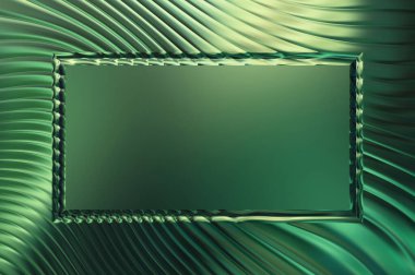 Soyut çerçeveli arkaplan. Renkli, canlı, dalgalı bir duvar kağıdı. Merkezi çerçeveli yaratıcı grafik 2d çizim. Dinamik şekilli modaya uygun sıvı örtüsü.