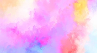 Taranmış Boyalı Soyut Arkaplan. Fırça darbesi ile boyanmış. Sanatsal canlılık ve renkli duvar kağıdı.