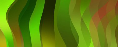 Soyut arkaplan. Renkli dalgalı tasarım duvar kağıdı. yaratıcı grafik 2D çizim. Dinamik şekilli modaya uygun sıvı örtüsü.