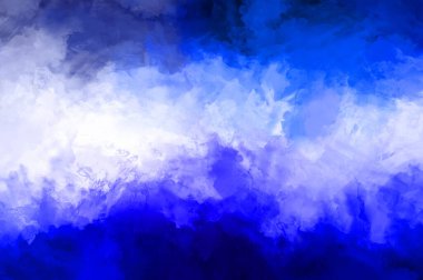 Renkli fırça darbelerinin 2D çizimi. Dekoratif desenli resim. canlı boya desenli arkaplan.