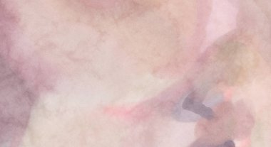 Yumuşak suluboya duvar kağıdı. Hafifçe fırçalanmış renkleri olan sanatsal bir resim. Pastel renkler arkaplana dokunmuş. Soyut duvar sanatı..